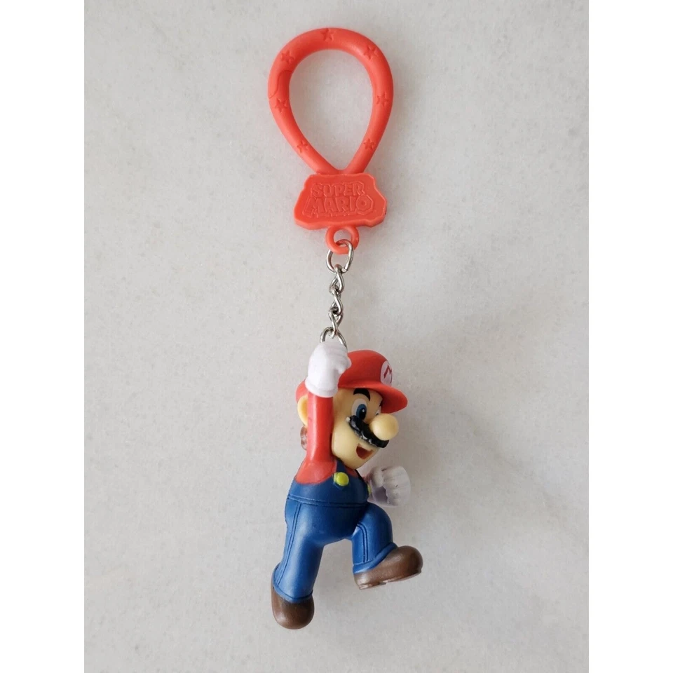 CONJUNTO de 8 Nintendo Super Mario Mochila Amigos Nintendo Llavero Colgador Foto 2 de 4
