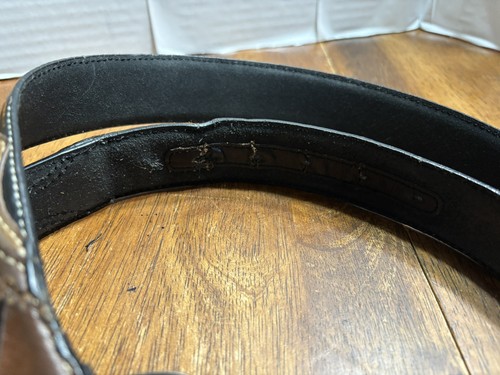 Montana Silver Smiths Belt Used 40” Length N2475401 Nocona Belt Company Brown - Picture 3 of 7