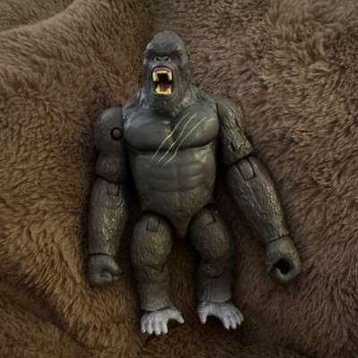 Playmates Toys King Kong Gorilla Action Figure Articulated Limbs Removable Hands