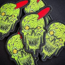 Disc Golf Pins Zombie Disc Golf Patch - Hook ...