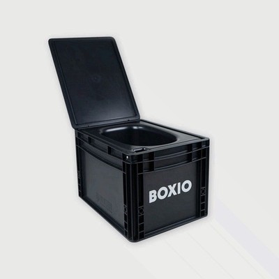 BOXIO Toilet -Portable Toilet, Camping Toilet, composting Toilet , black