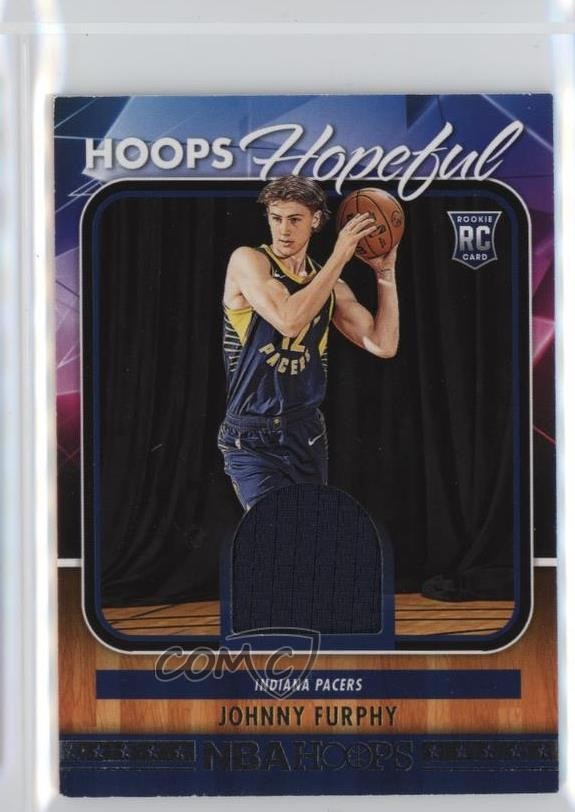 2024 Panini NBA Hoops Hopeful Memorabilia Johnny Furphy #HHM-JFP Rookie RC 1u5y