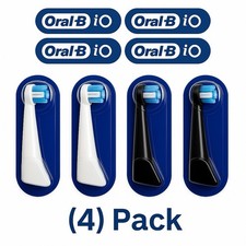 Oral-B iO Deep Clean Replacement Brush Heads 4-Pack White Black or Mixed NEW