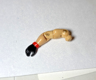 GI Joe Sgt. Slaughter 1985 RIGHT ARM No Cracks! *COMBINED SHIP* v1 Body Part VTG