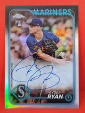 2024 TOPPS CHROME (RC) - RYDER RYAN #RA-RR AUTO /499 REFRACTOR