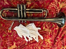 Allora/Chicago Bb Trumpet Factory Silver/Antique Finish Slightly Used