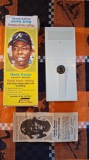 RARE 1970 Hank AARON 8mm Action Films Cartridge movie viewer BOX GUIDE HITTING