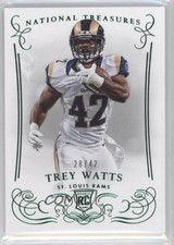2014 Panini National Treasures Rookie Century Numbers 28/42 Trey Watts #192 0o9