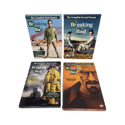 Breaking Bad Seasons 1-4 DVD Set Bryan Cranston Aaron Paul TV Series