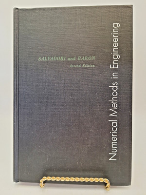 Numerical Methods in Engineering ~ Salvadori/Baron ~ 1961 Hardcover