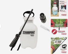 Chapin 20004 Pump Sprayer, 1 Gallon, Lawn and Garden, Hand Pressurized, Anti...