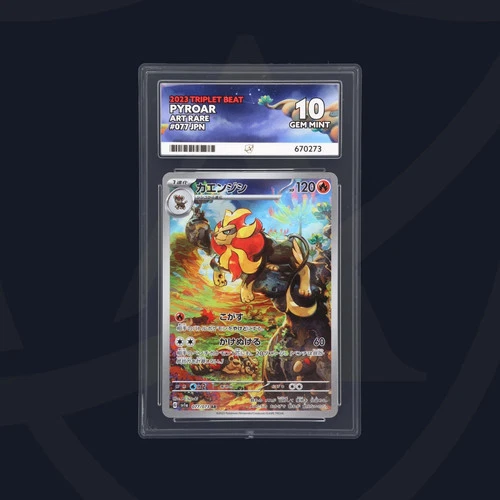 Pyroar 077/073 Triplet Beat sv1a 2023 Japanese Ace Grading Gem Mint 10 Pokemon