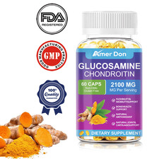 Glucosamine Chondroitin Turmeric MSM Triple Strength Joint Support 2100mg
