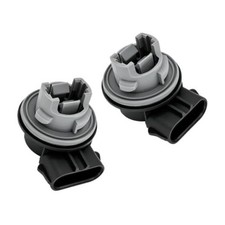 2PCS Front Turn Signal Light Socket Kit, Bulb Socket with Wire Harness gray