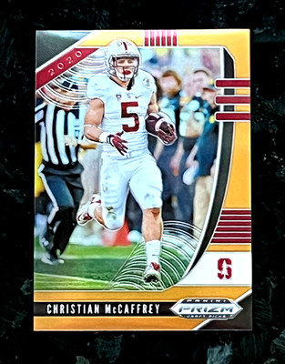 2020 Panini Prizm Draft Christian McCaffrey 051/149 Orange Prizm Stanford #17