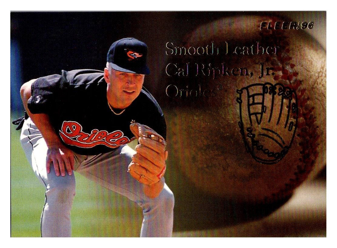 Cal Ripken, Jr. Smooth Leather 1996 Fleer Update #9