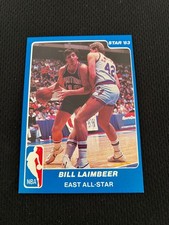 BILL LAIMBEER  1983 STAR ALL STAR GAME #6 NRMT BASKETBALL CARD