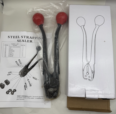 #ad #ad Sealeramp;Crimper Tool 1 2quot; Metal Banding Strapping w High Strength Sealing *READ $59.50