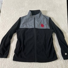 Russell Athletic OU Youth Jacket Black/Gray Size L/G 10-12 Polyester