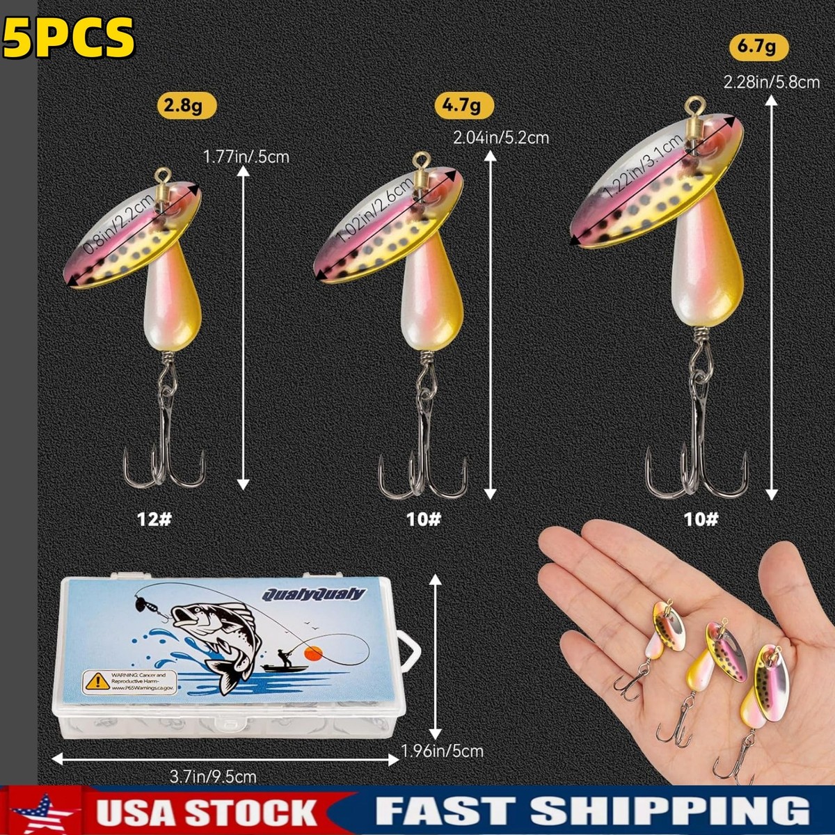 bass trout lures HD 2.25
