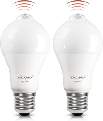 DiCUNO E27 LED Sensorlampe PIR Bewegungsmelder 12W 1