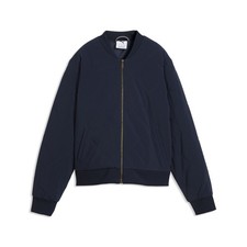 Puma Ladies Jacket In Navy - Quilted Warmth with A Contemporary Silhouette