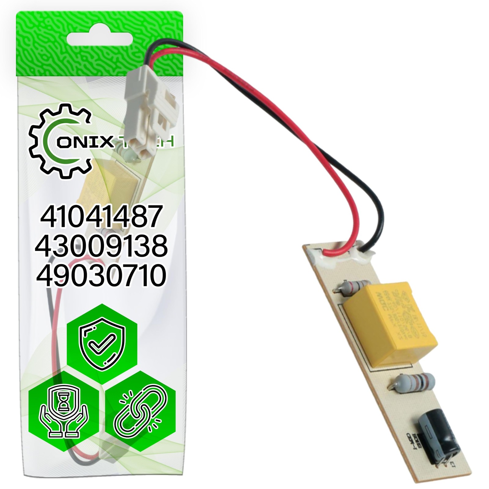 Platine électronique LED PCB pour réfrigérateur ampoule congélateur 65x21 mm