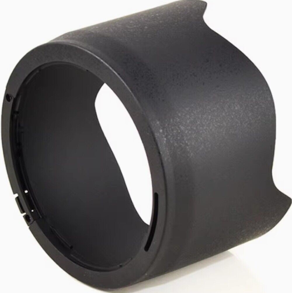 Lens Hood & Cap Combo For Nikon AF-S 24-70mm F/2.8G ED - HB-40 Style Hood + 77mm Center Pinch Lens Cap, Snap-Clip Design