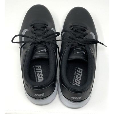 Nike Vapor Spikeless Black Grey Golf Shoes Fitsole Mens Sz  display picture 2