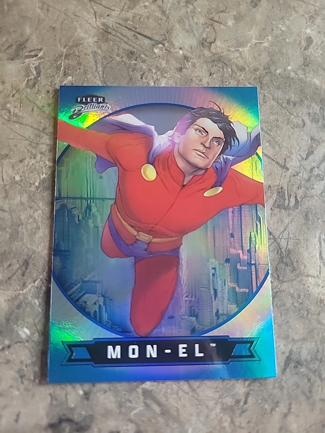 2025 Fleer Brilliants Superman MON-EL Blue