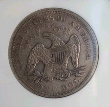 Silver XF 45 Graded Seated Liberty US Dollars (1840-1873) for sale