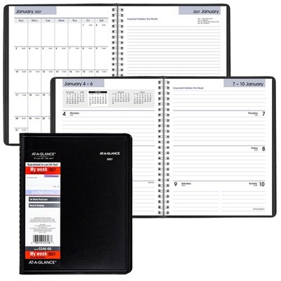 2027 At-A-Glance DayMinder G546-00 Weekly Monthly Planner, 7 x 8-3/4''