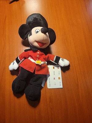 The Disney Store - Mickey Palace Guard 10'' - Bean Bag Plush - New With Tags
