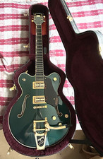 Gretsch Players Edition Broadkaster Centerblock Double-Cut Bigsby Cadillac Green