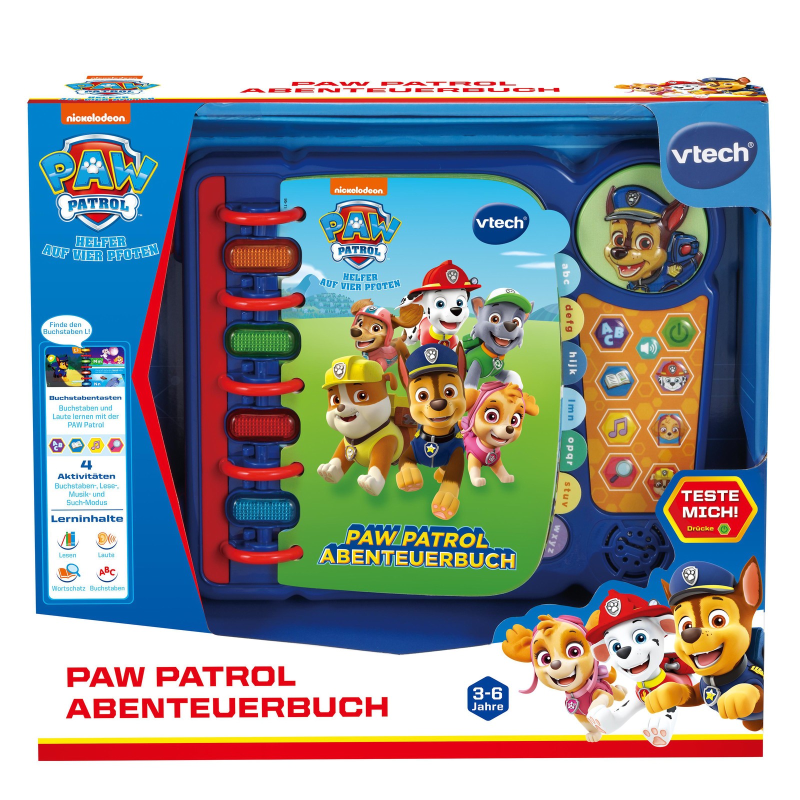 Щенячий патруль VTECH Абентеуэрбух Лернбух Мехрфарбиг 5590₽