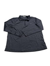 Greg Norman Men Blue Long Sleeve 1/4 Zip Sweatshirt Size Large
