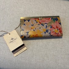 Beautiful Floral Patricia Nash Leather Clutch Wallet New With Tag
