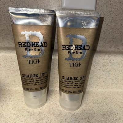 2X Tigi Bed Head Charge Up Thickening Conditioner 6.76 oz For Men Two Pack