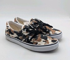 Vans Old Skool Cow Pattern Brown Black Skate Shoes Unisex Men 5.5 Women 7