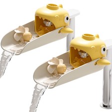 Faucet Extender for Toddlers, 2 Pack Universal Waterwheel