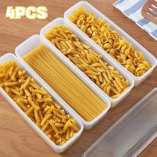 4-Piece Plastic Food Storage Containers with Lids