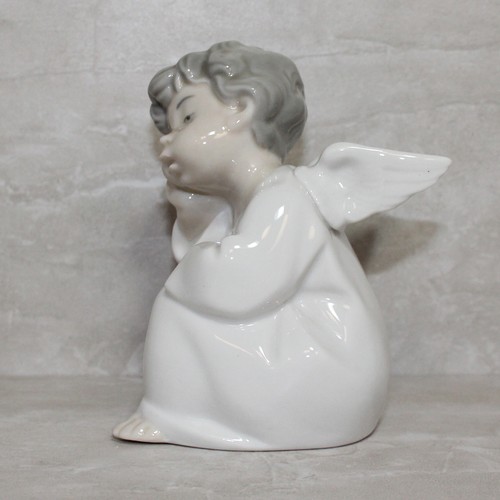 Lladró Figur Engel denkend, (4539) 4" ohne Karton - Bild 3 von 4