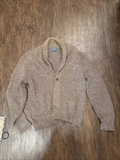 PENDLETON Vintage Wool Cardigan Mens Knit Shawl Collar Button Medium Read
