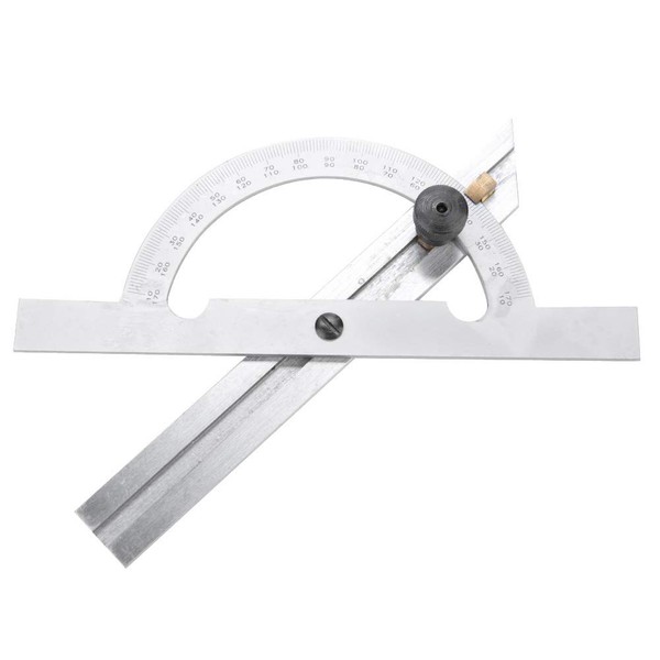 Winkelmesser 0-180 Grad Verstellbarer Rundkopf Winkelmesser Aus-image