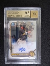 2022 Bowman Chrome Prospect Autographs Yendry Rojas #CPA-YR (AU RC) BGS 9.5/10