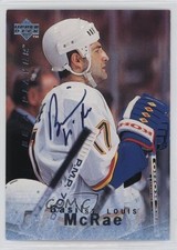 1995-96 Upper Deck Be a Player Auto Basil McRae #S6 Auto 0ot5