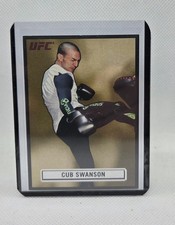 2013 Topps UFC Bloodlines Cub Swanson Octagon-Side #OS-CS Black 14/88 (RC)