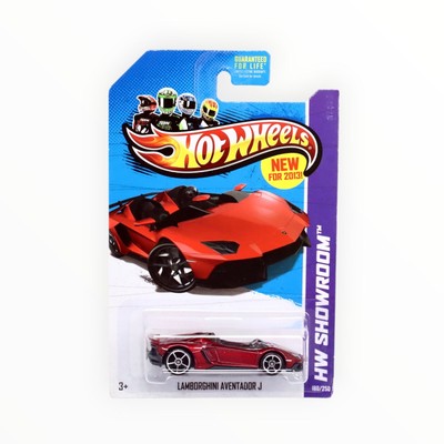 Lot De 3 Voitures Hot Wheels 2023 Lamborghini Aventador J, Bleu Métallisé, Boîte Neuve