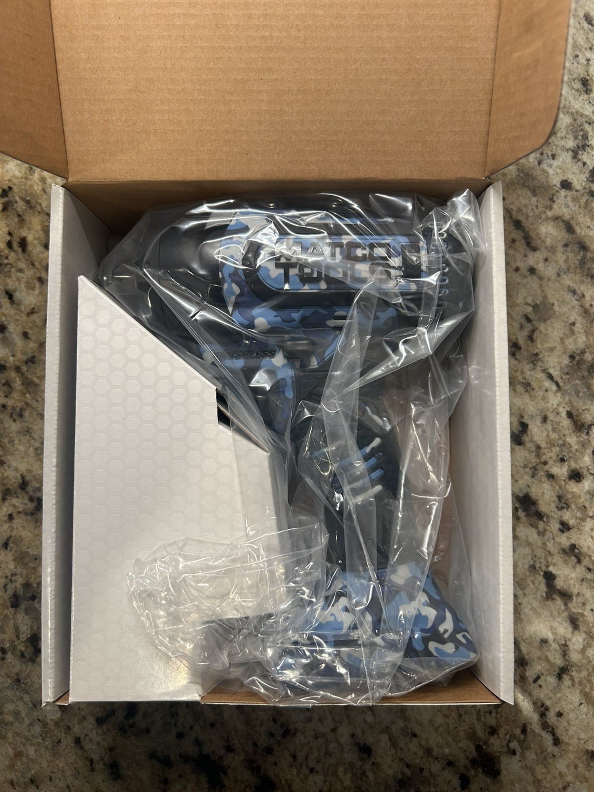  Blue Camo Matco Tools 20V 3/8" Brushless High Power Impact 