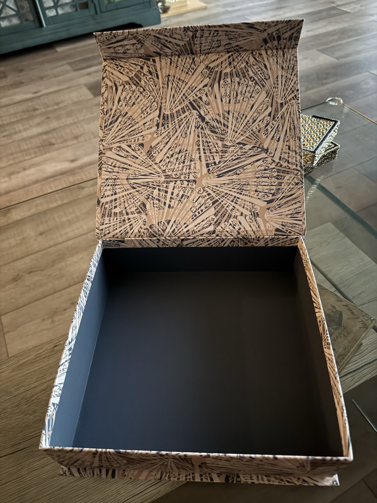 Nesting Boxes by Punch Studio Set of 2 11.25 X 10.25 X 3.5 & 9.75 X 9.25 X 2.5